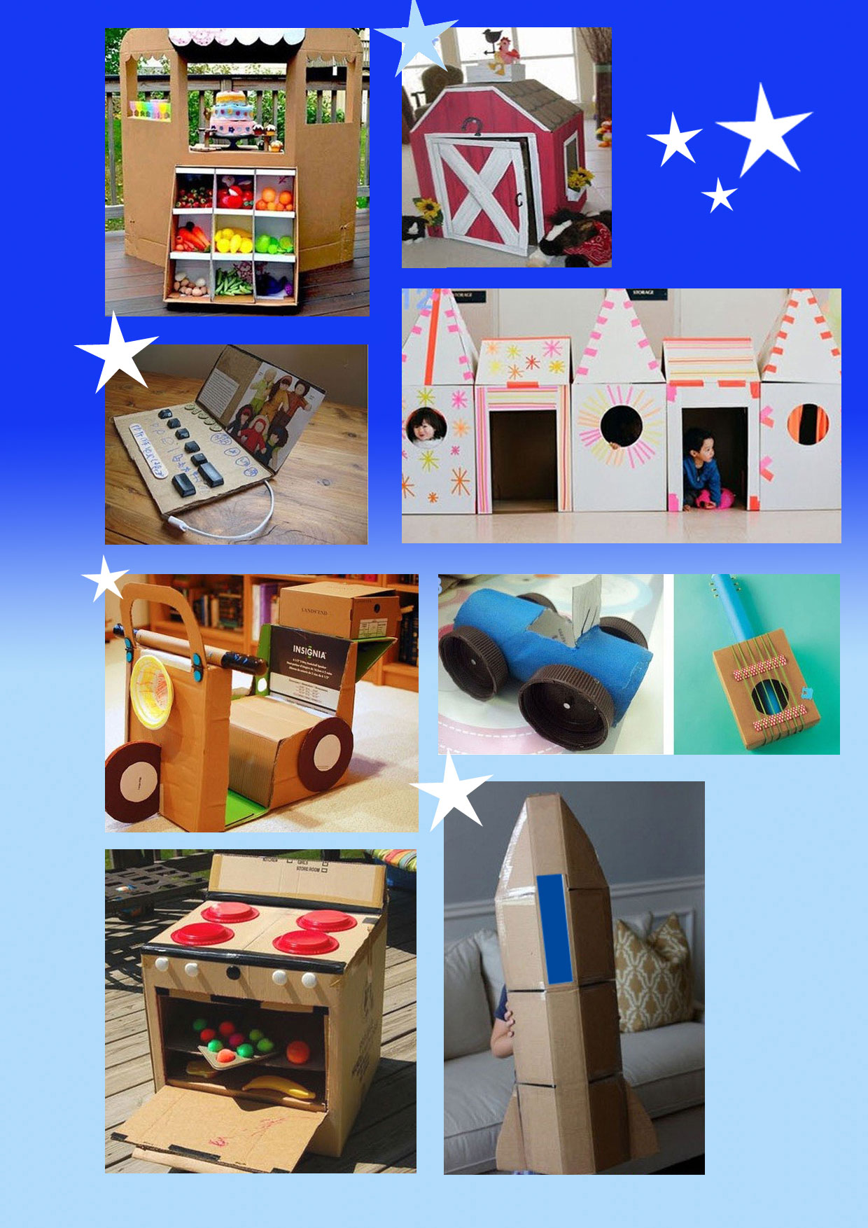 juguetes carton